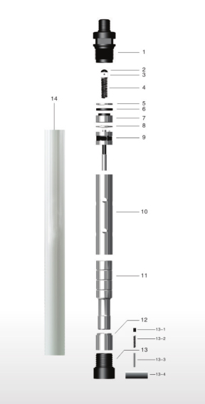 Low air pressure DTH hammer