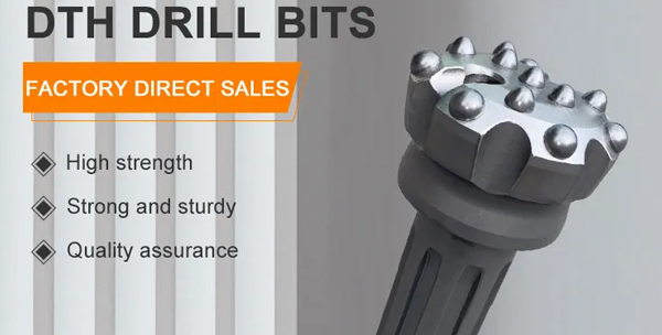 High air pressure DTH drill bits