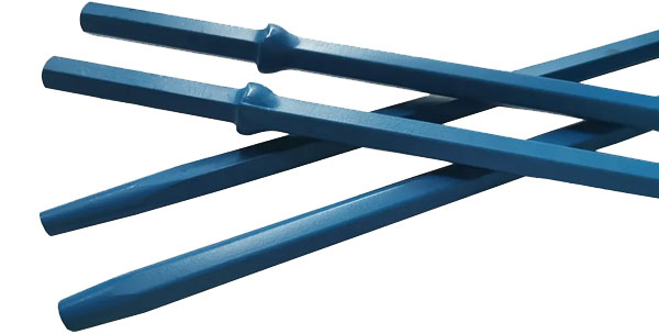 Fully carburized taper drill rods